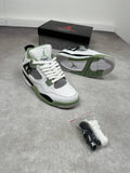Air Jordan 4 Retro ‘Seafoam’ (Oil Green/White/Black)