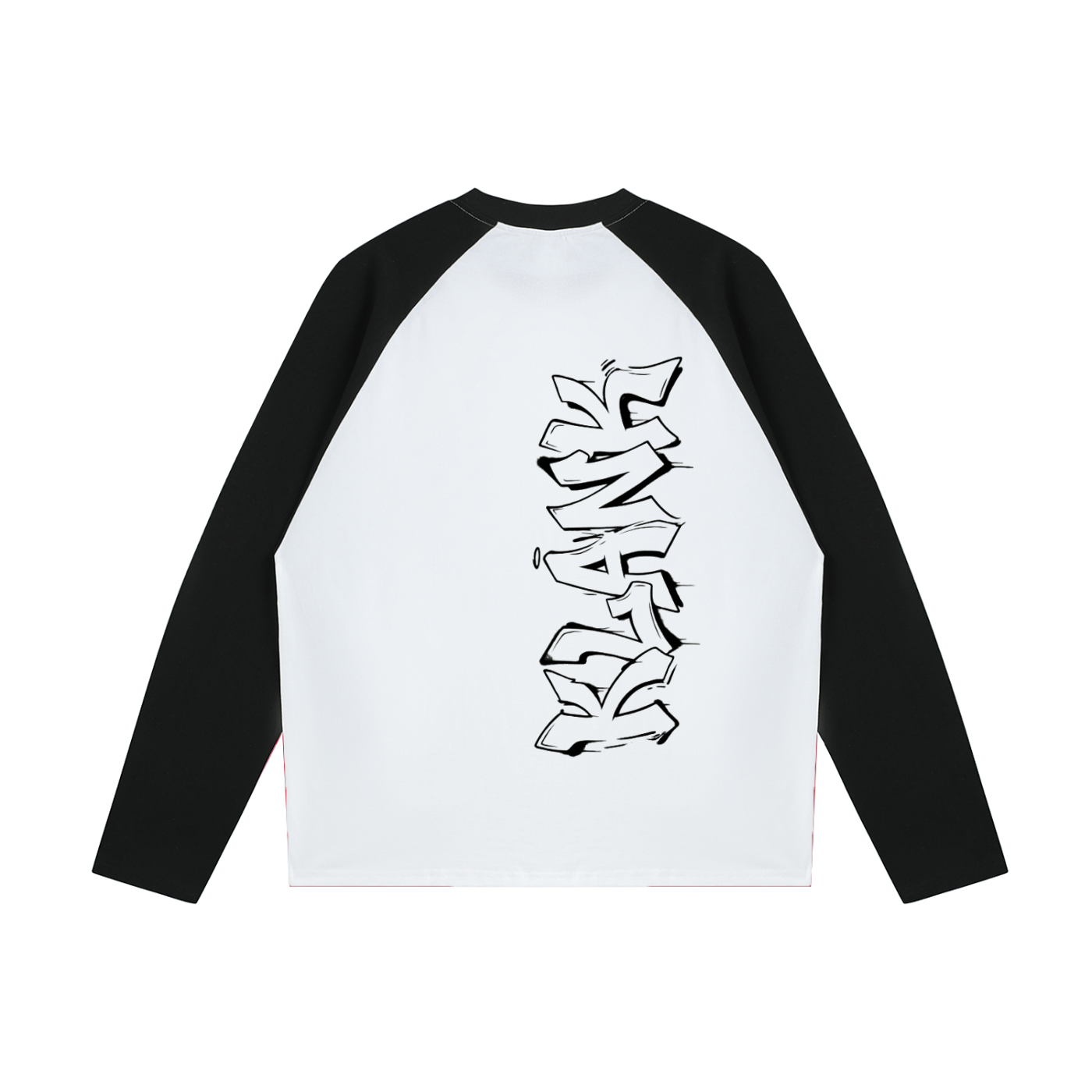 Color-Blocked Raglan Long-Sleeve T-Shirt