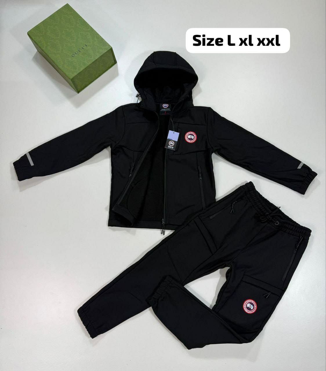 Men’s Canada Goose Arctic Program Softshell Tracksuit - Fleece-Lined Tech Set
