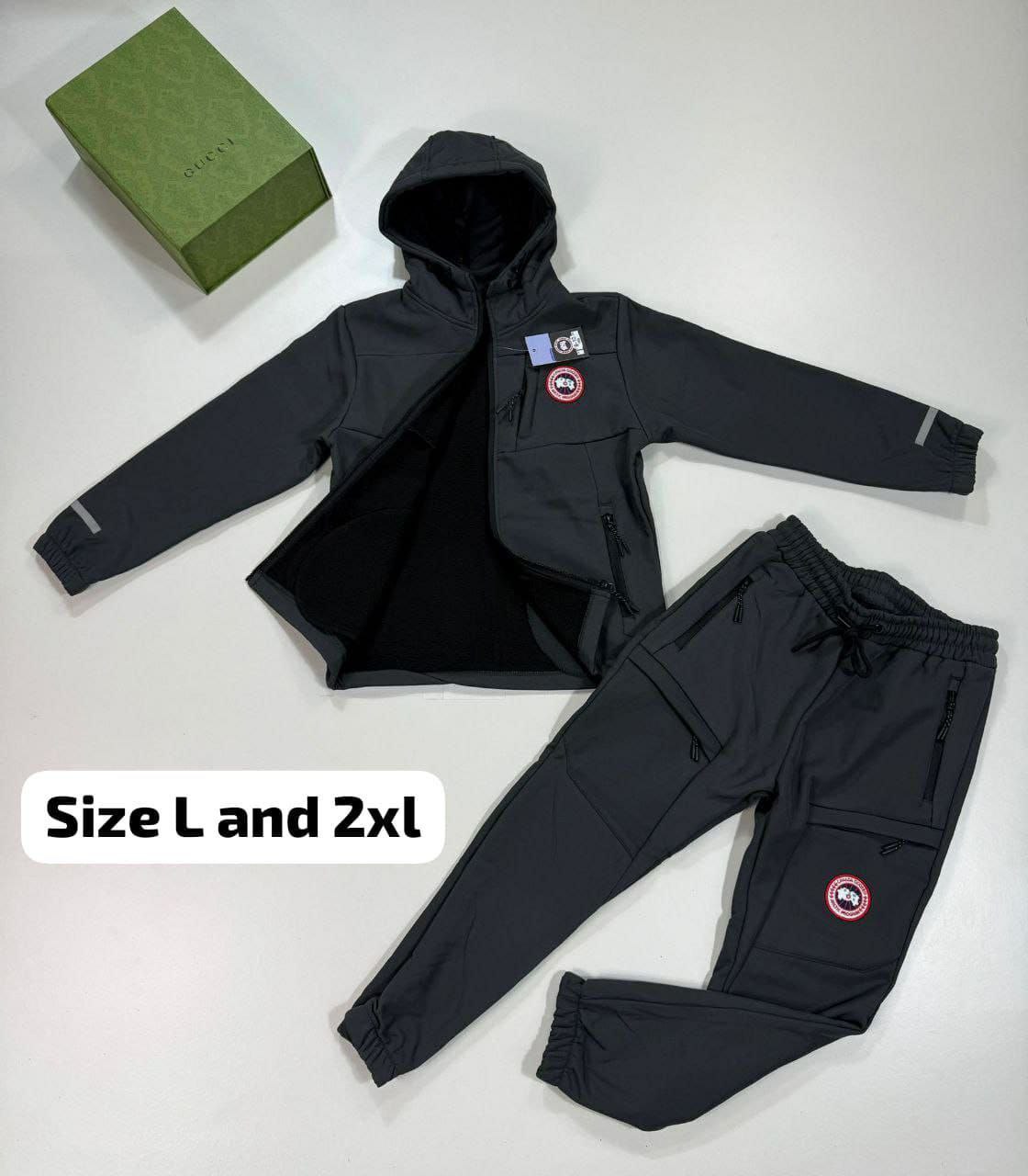 Men’s Canada Goose Arctic Program Softshell Tracksuit - Fleece-Lined Tech Set