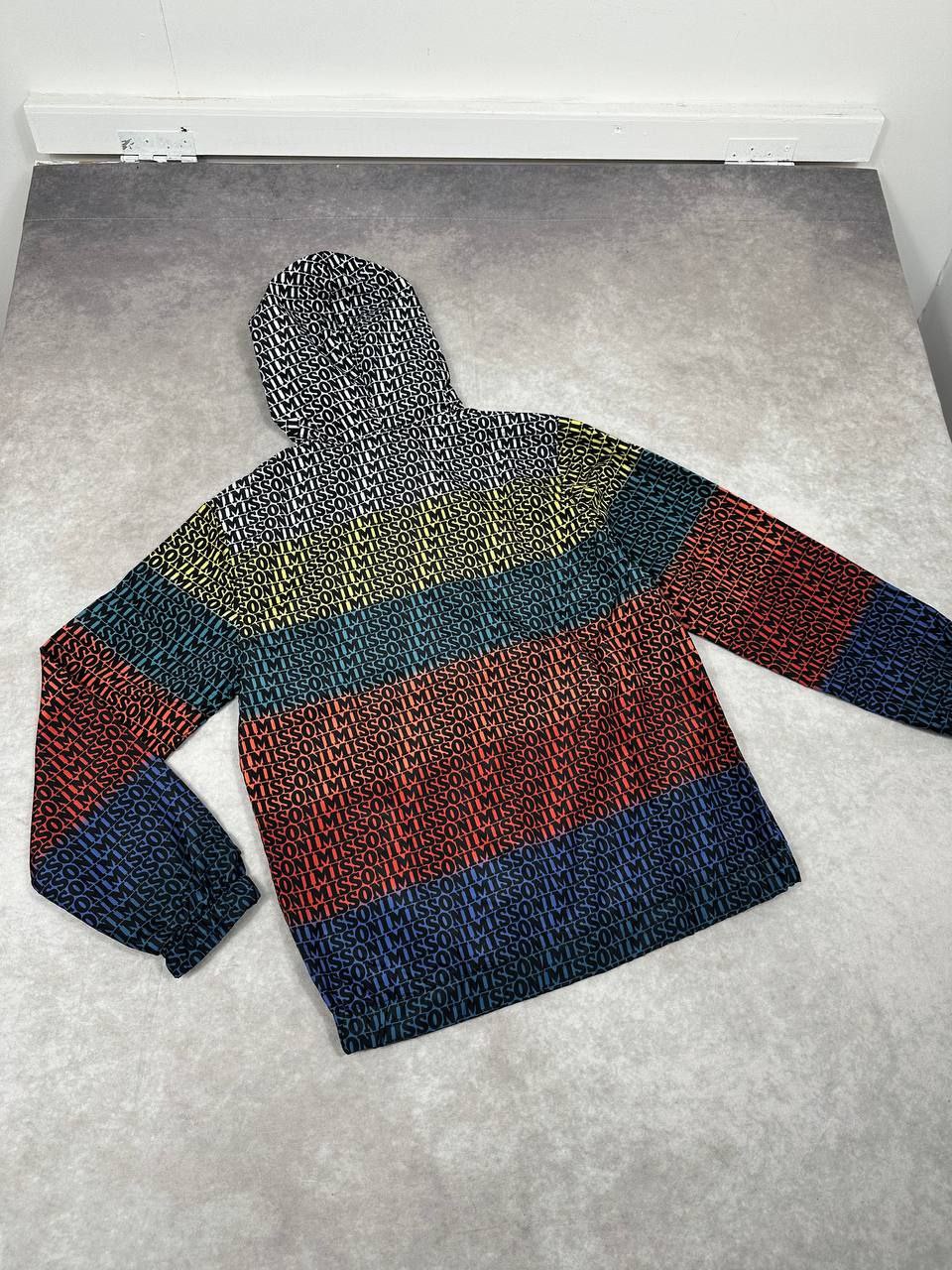Missoni Multicolor Gradient All-Over Logo Windbreaker (S-XXL)